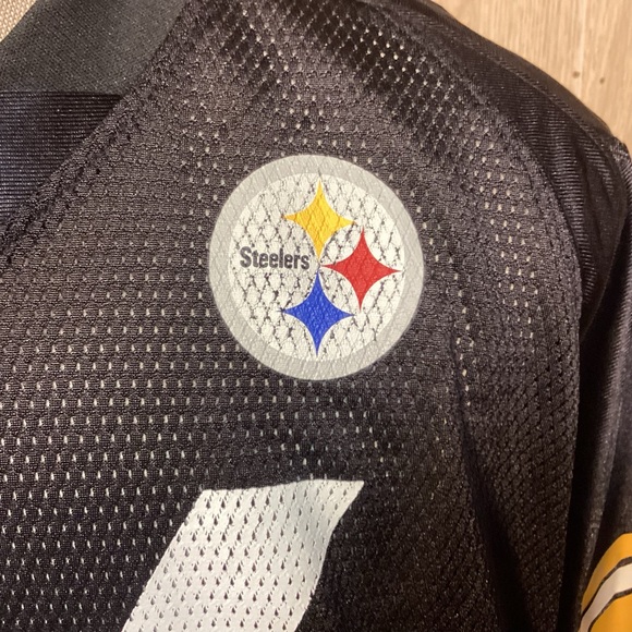 Vintage Reebok Pittsburgh Steelers number 56 Woodley Jersey men’s size Large - Picture 5 of 11